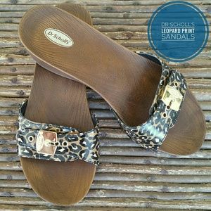 Dr. Scholl's Leopard Sandals Size 7 Medium
